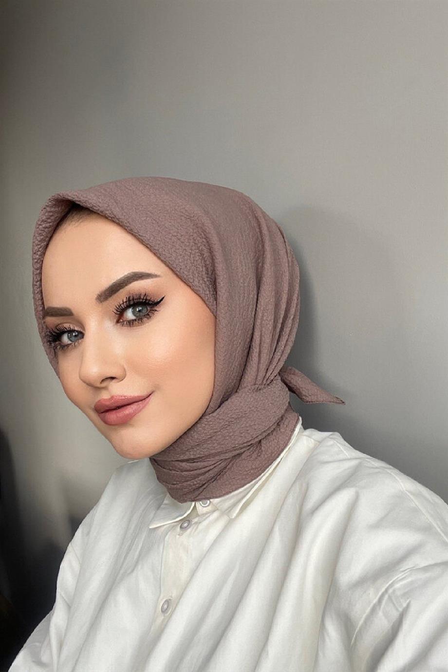 Dark Mink Natural Scarf