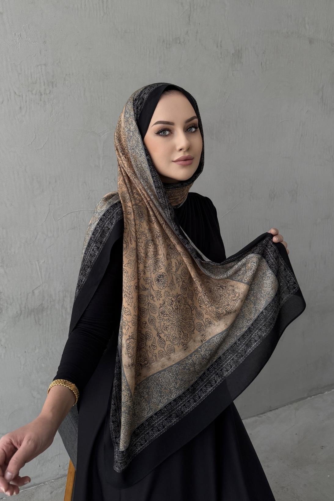 Latte Maaren Koza %100 Pamuk Şal