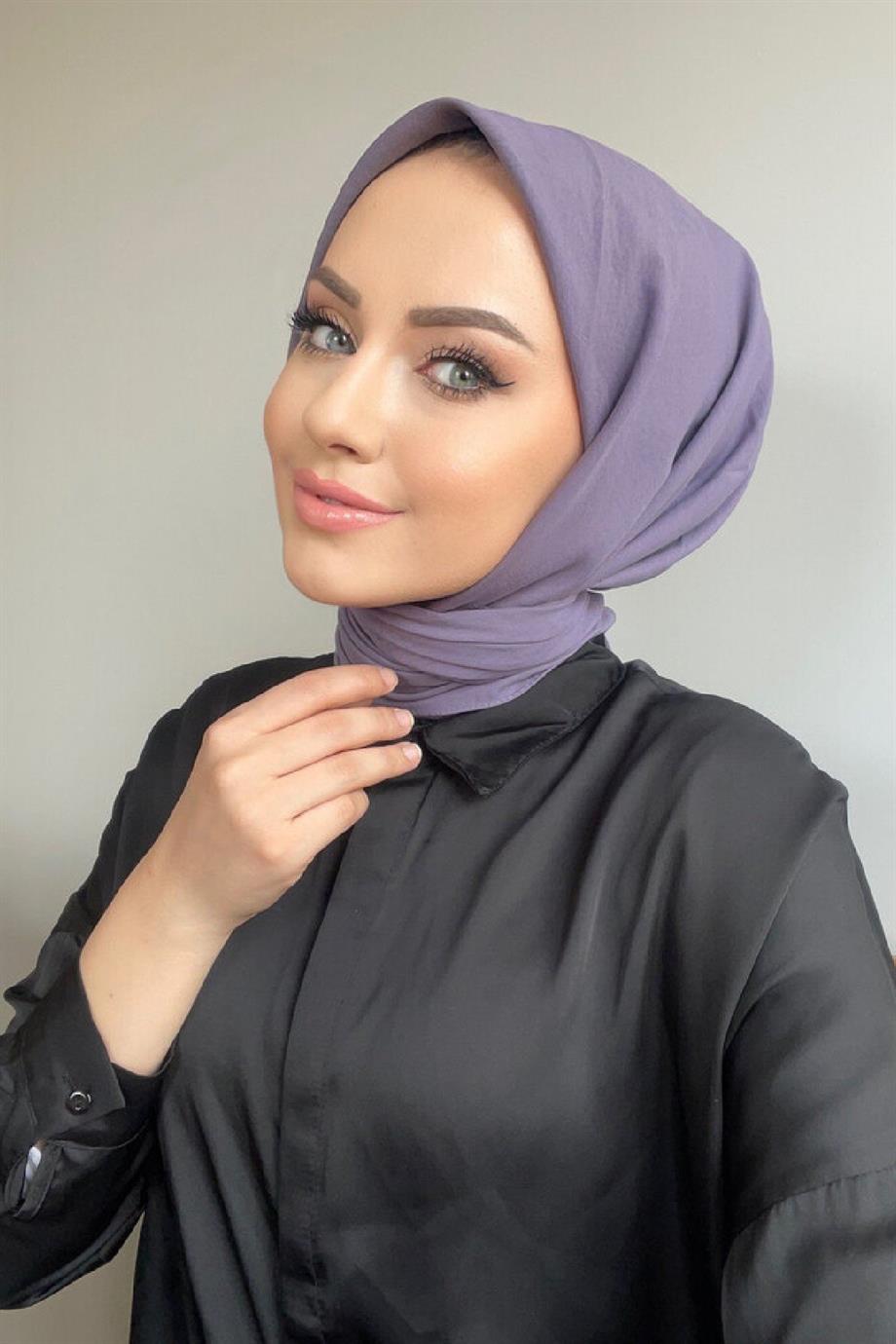 Leylak Pamuk Caz Eşarp