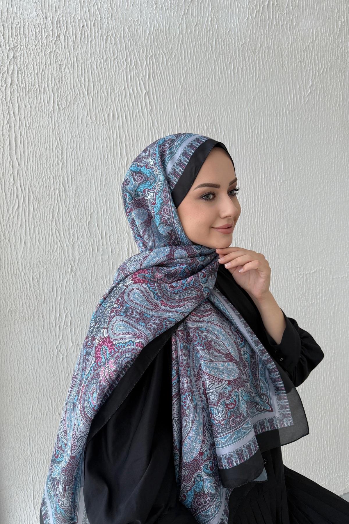 Mavi Etro Vual İpek Şal 