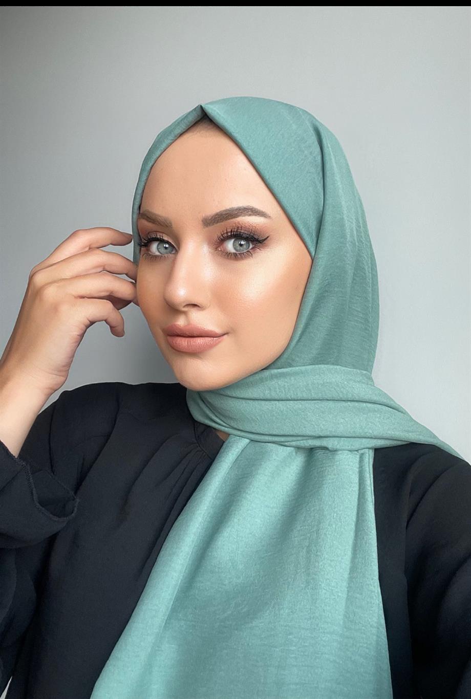 Mint Cotton Jazz Shawl