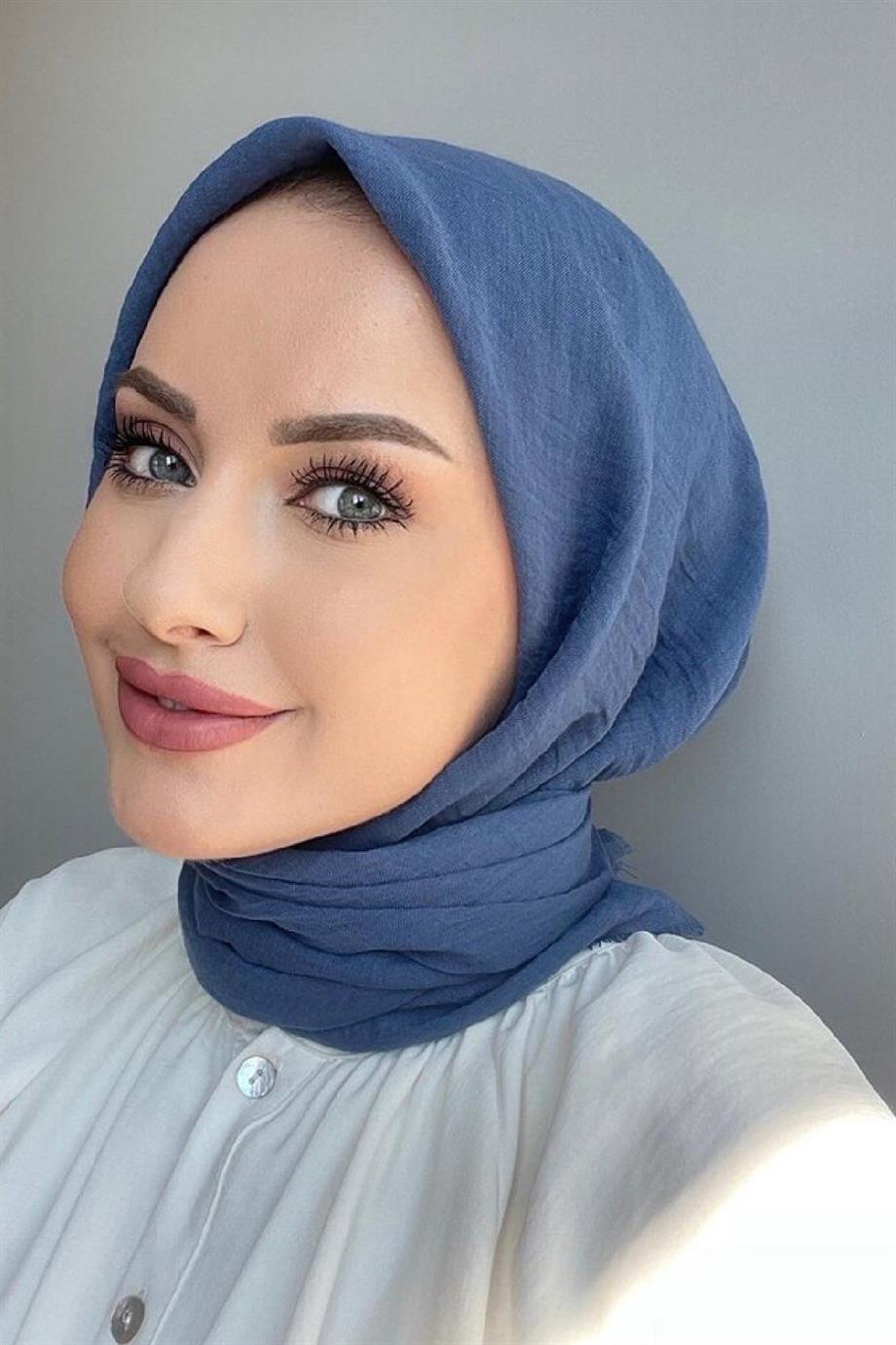 Organik Esarp indigo