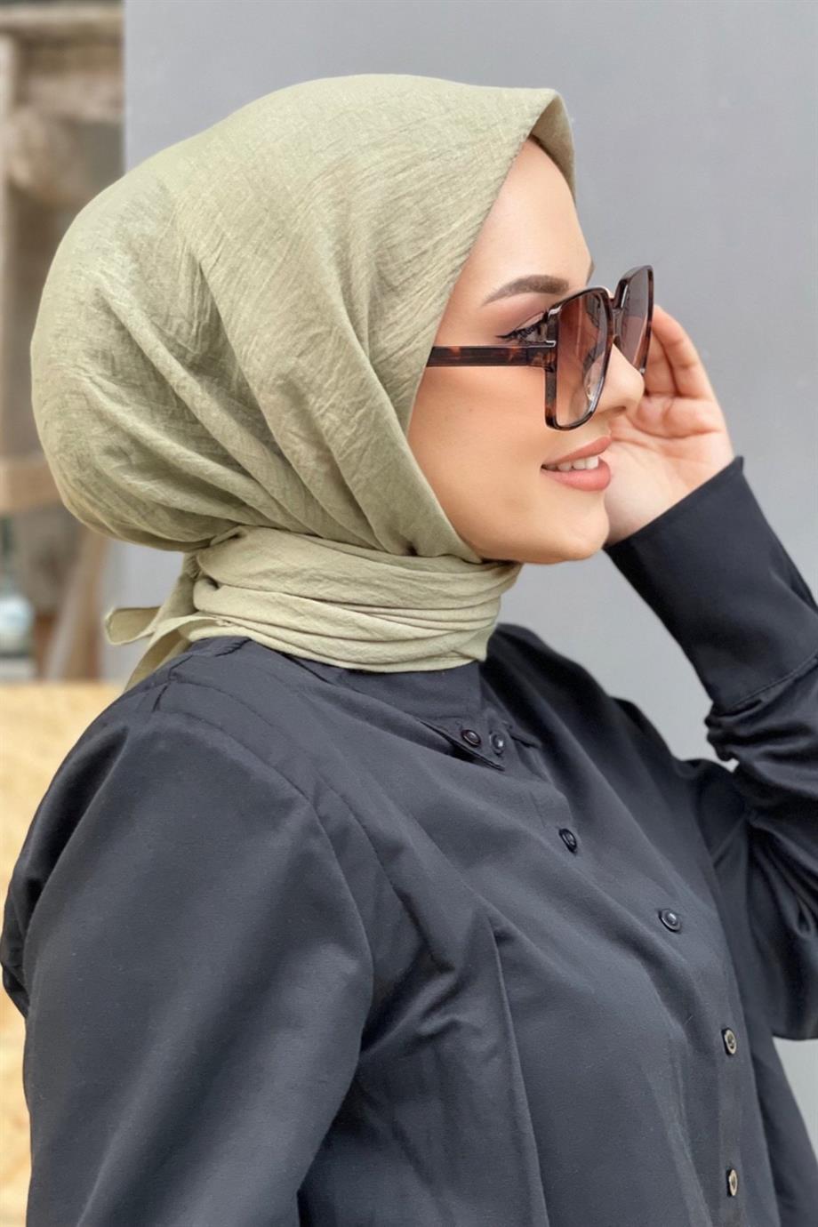 Organik esarp soft yesil