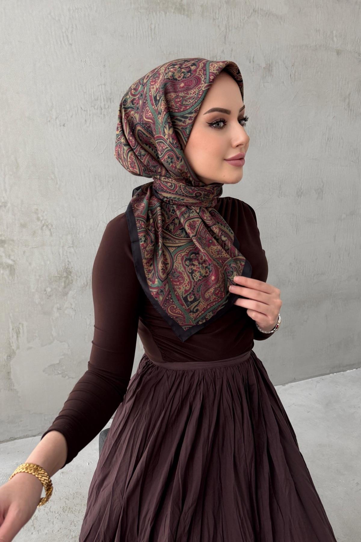 Colorful Neva Bohemian Modal Silk Scarf