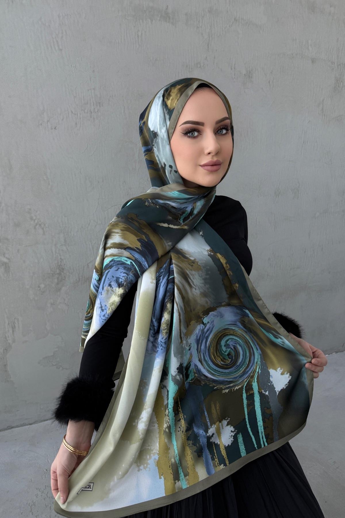 Sahara Kumlu İpek Şal 