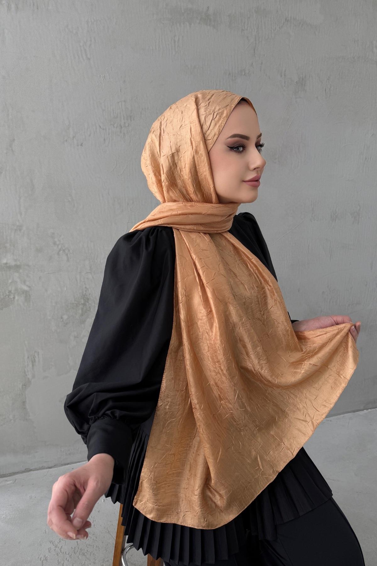 Somon Vual İpek Crash Şal