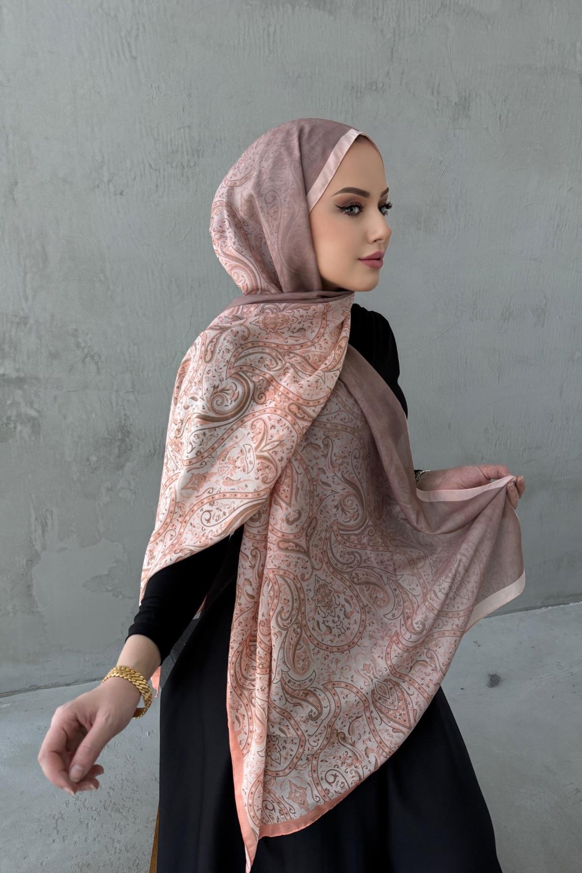 Somon&Vizon Hare Bohem Modal İpek Şal