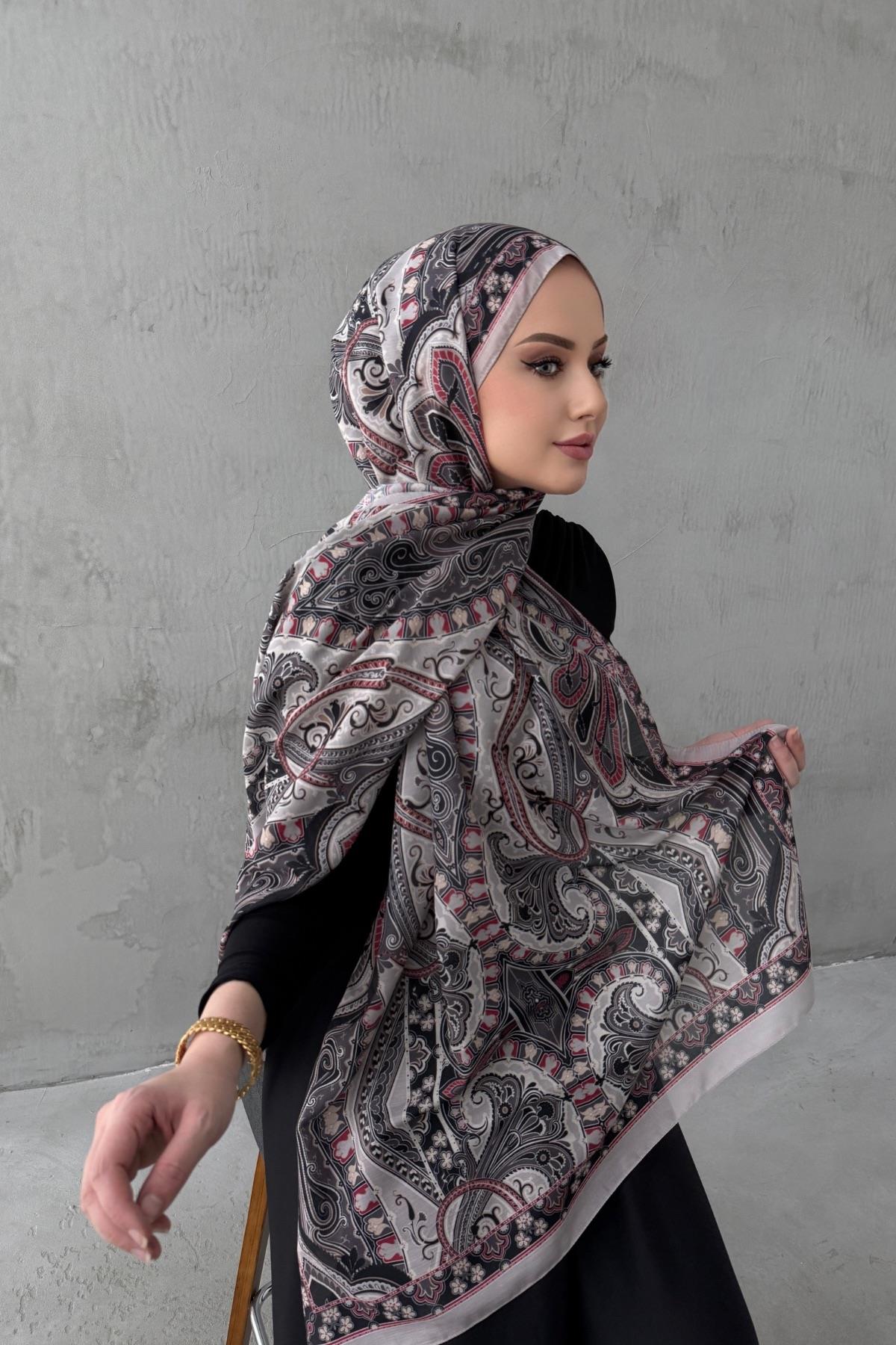 Vizon Beren Bohem Modal İpek Şal