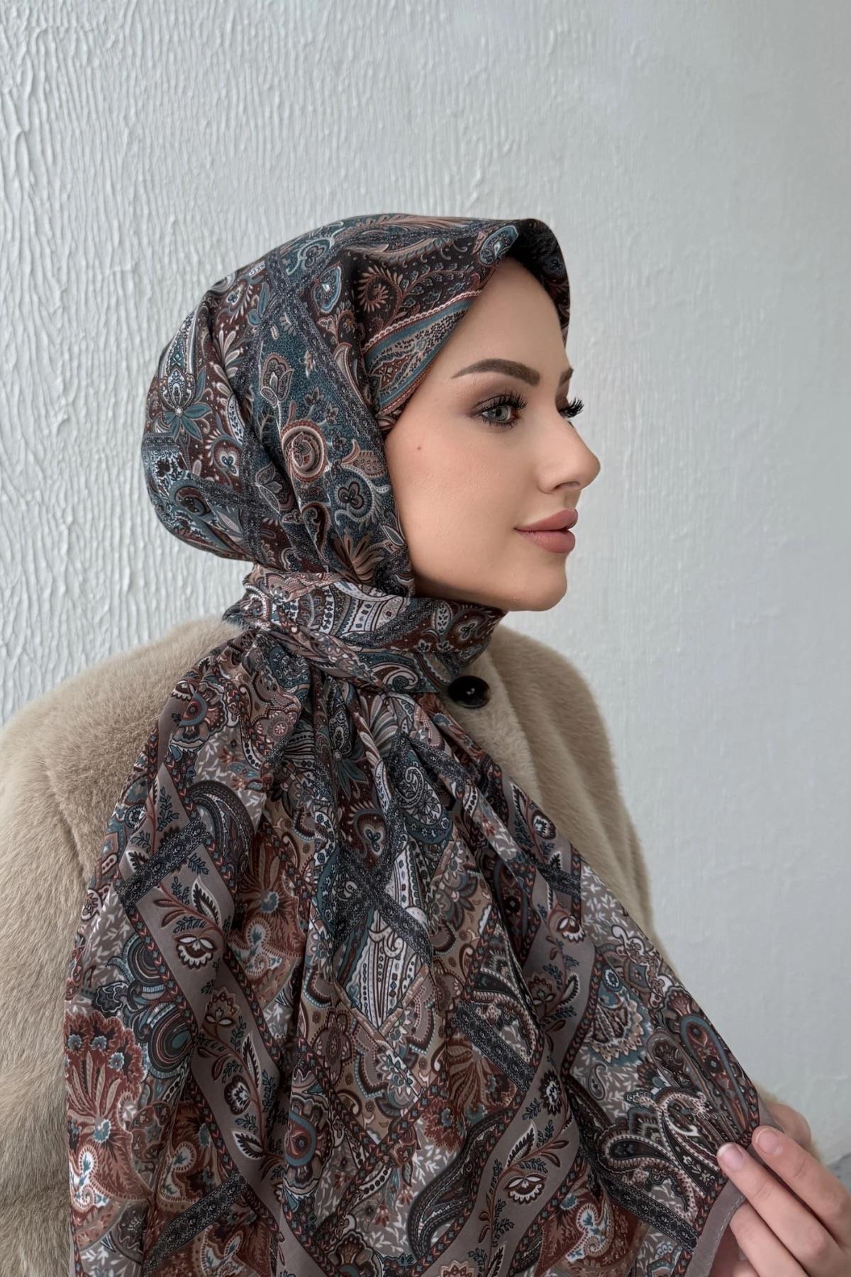 Vizon Bohem Modal İpek Şaleşarp