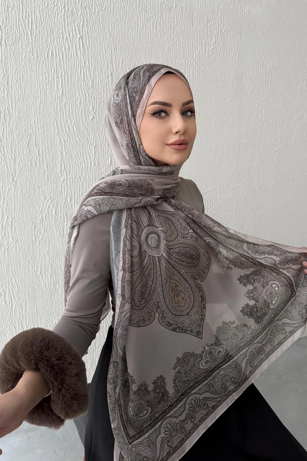 Vizon Hüma Otantik Hint İpeği Şal