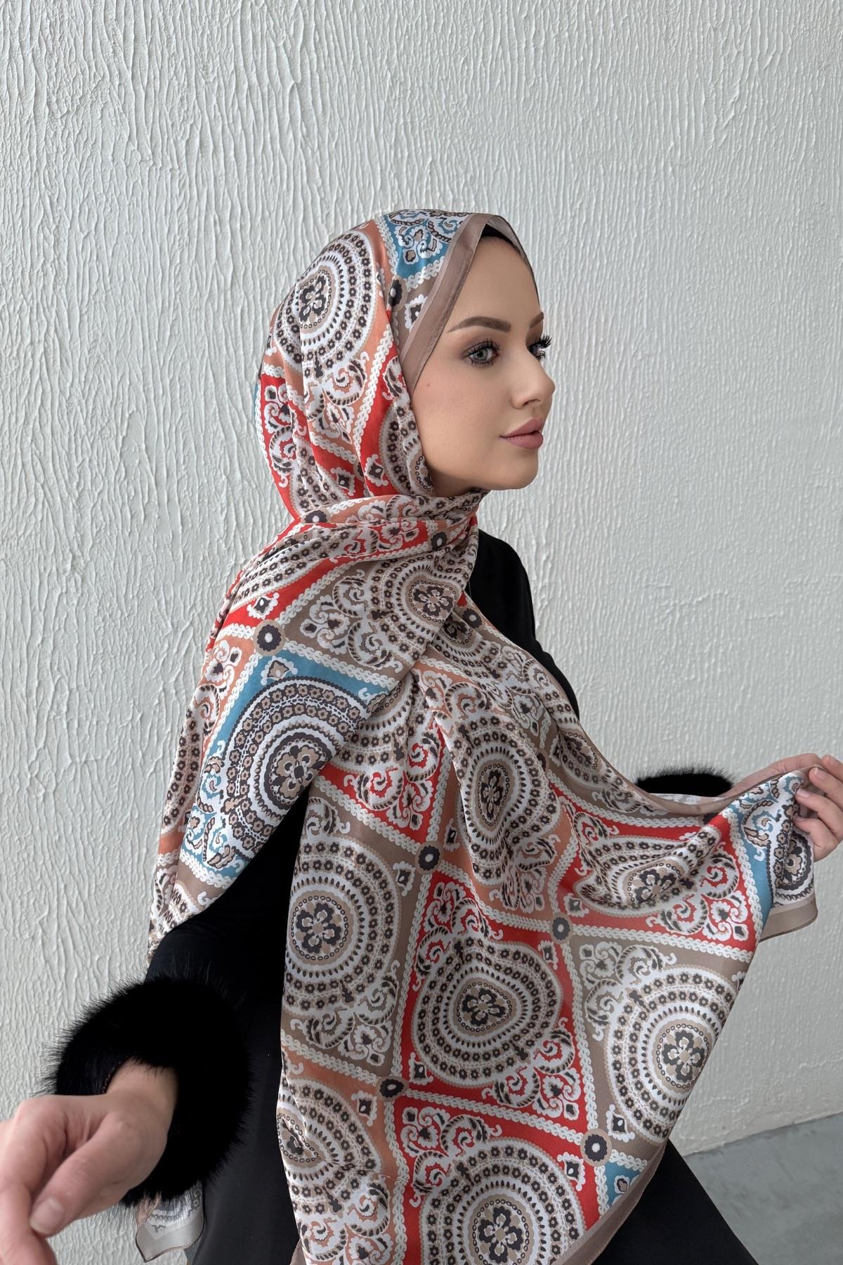 Vizon Kösem Hint İpeği Şal