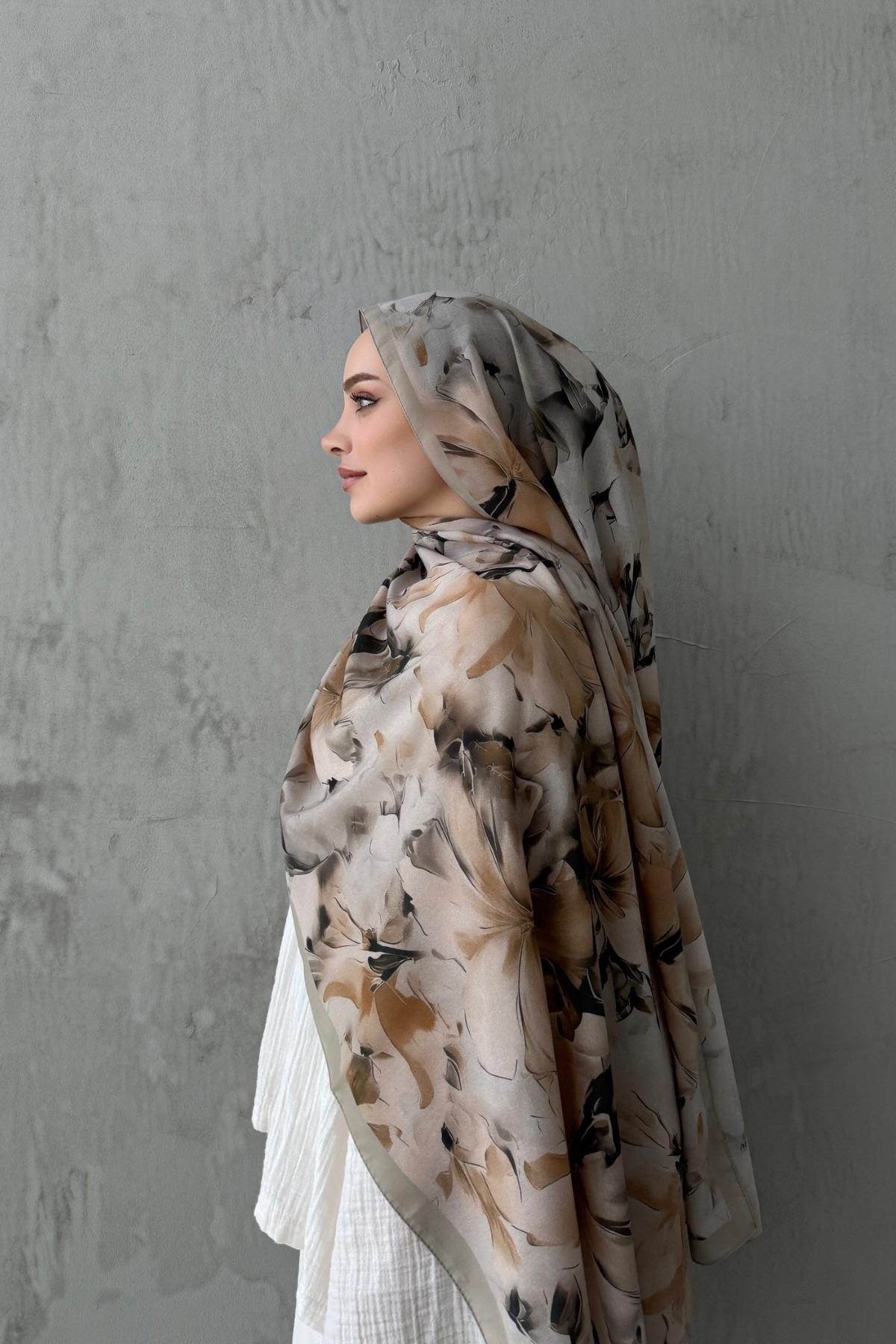 Vizon Leva Modal İpek Şal