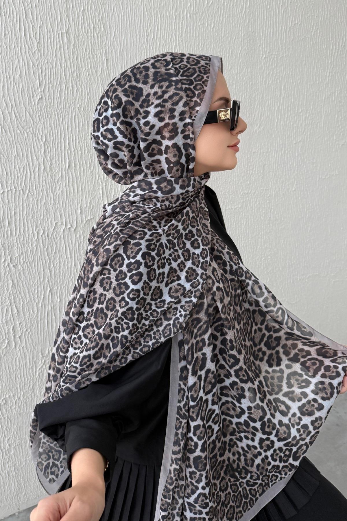 Vizon & Vizon Leopar Modal Şal