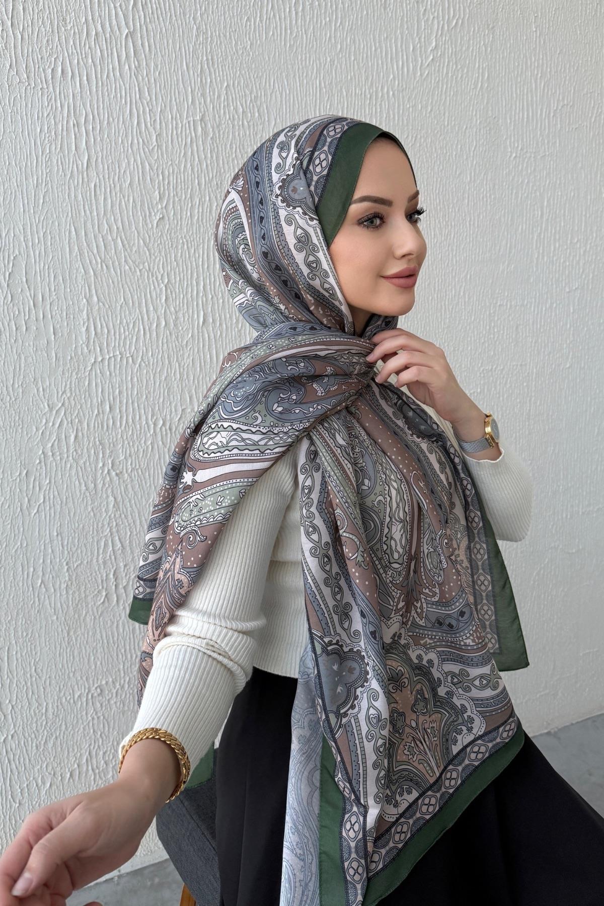 Yeşil & Vizon Etro Soft Şal