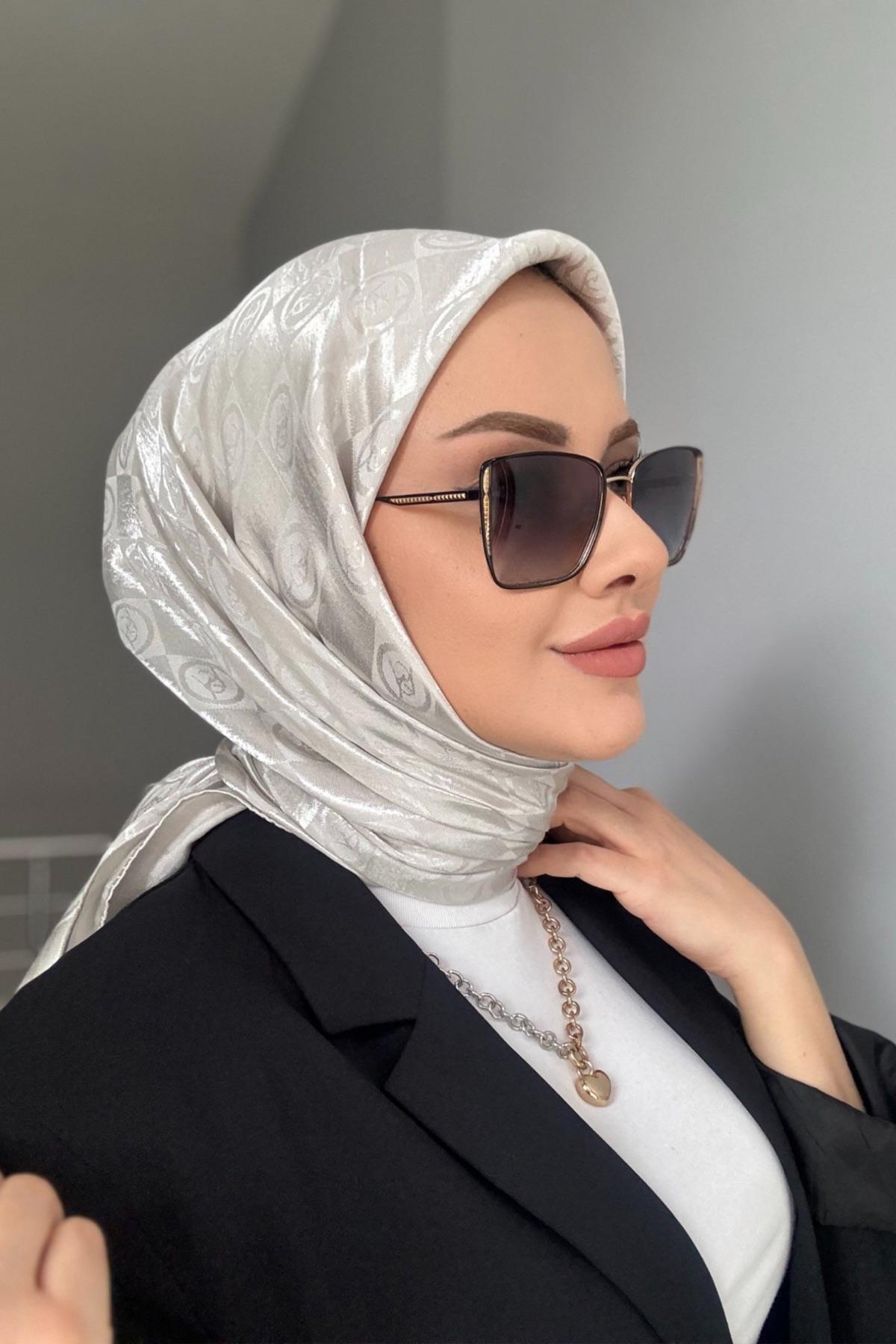 Ysl Desen Jakar Eşarp Taş