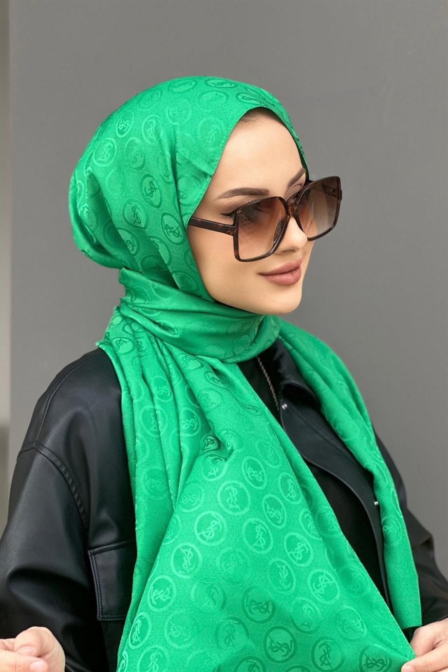 Ysl desen jakar sal beneton yesili