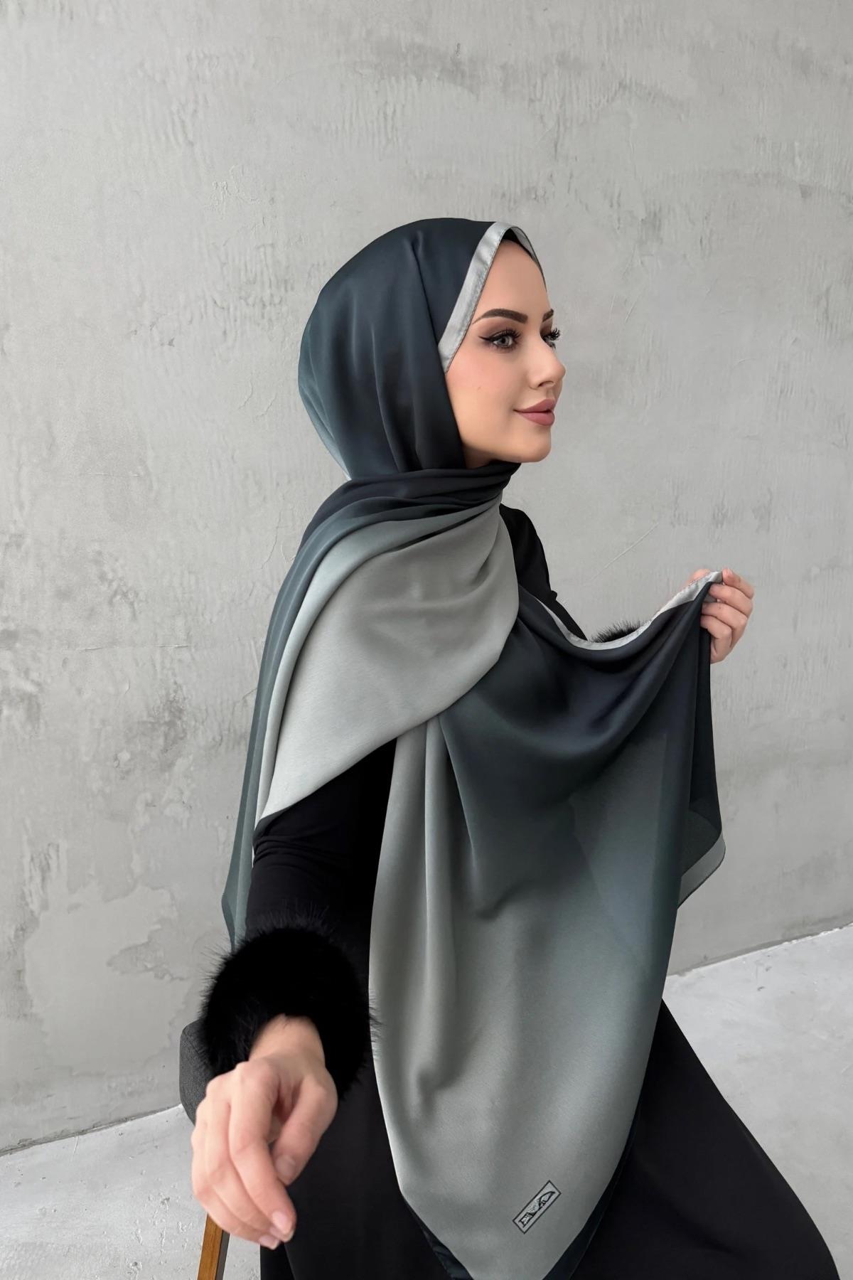 Zümrüt Degrade Şal 