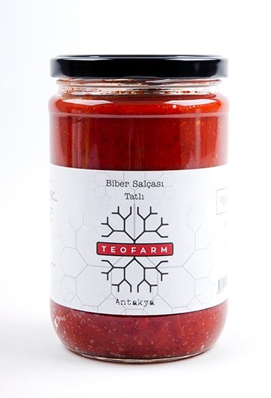 Teofarm Biber Salçası Tatlı 660 GR