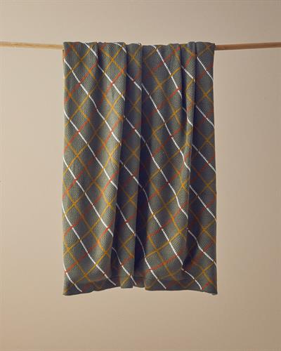 Knitwear Chair Shawl 130x170 cm Green