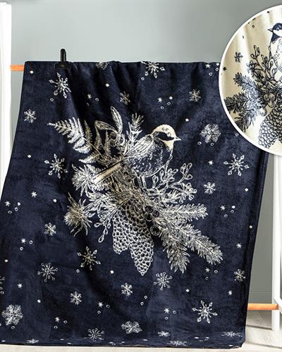 Тв Одеяло Акрил 130x170 см Морскосин