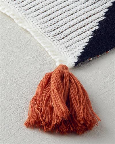 Knitwear Chair Shawl 130x170 cm Ecru