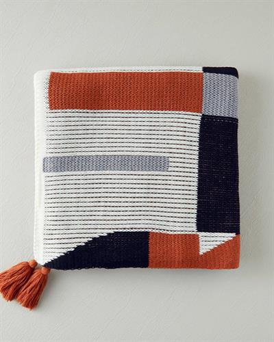 Knitwear Chair Shawl 130x170 cm Ecru