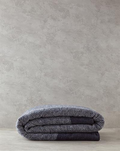 Одеяло Единичен Памучен 150x200 см Сив