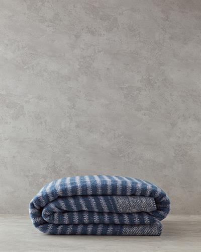 Одеяло Единичен Памучен 150x200 см Син