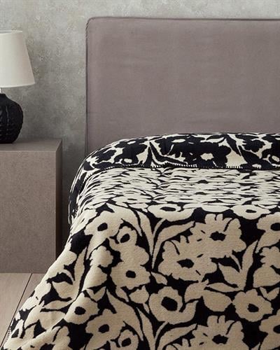 ОДЕАЛО, За един човек, Памучен, 150x200 cm, Black