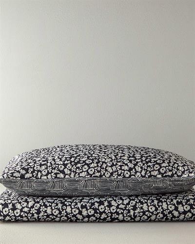 Комплект Кувертюра За Легло Единичен Многофункционален 160x220 см Черен