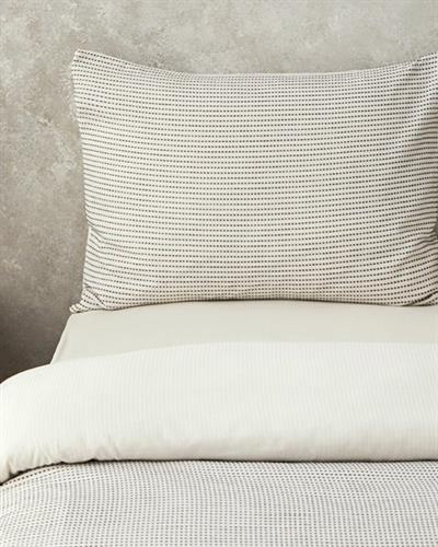 Спален Комплект Единичен Шенилна тъкан с багрени нишки 160x220 см Черен