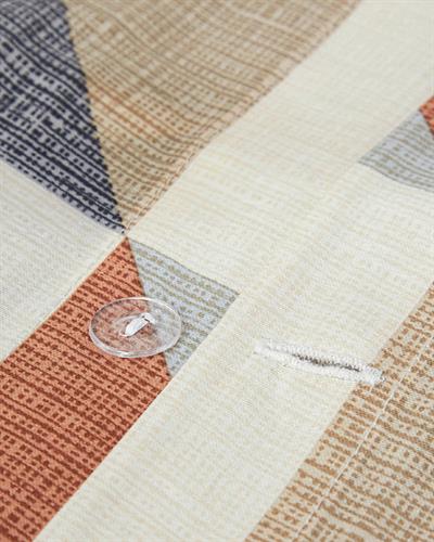 Спален Комплект, Единичен, Лесно за гладене 160x220 см/ 50x70 Cm, Сив - Бежов