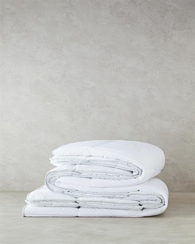 Завивка, Двоен, Алое вера, 195x215 см Бял