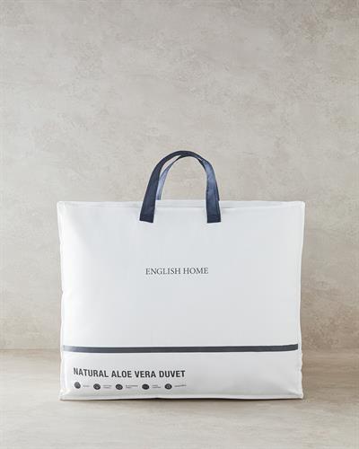 Завивка, Двоен, Алое вера, 195x215 см Бял