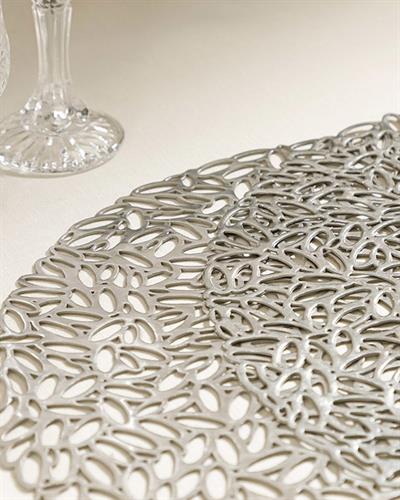 Кухненски Сервиз За 2Бр., Pvc, Сребристо, 38 Cm