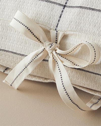 Калъфка За Възглавница 2 бр. Багрени нишки 50x70 см Антрацит