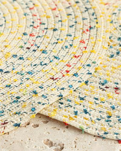 Американзки Сервиз 2Бр., Полиестер, Кремово, 38 Cm