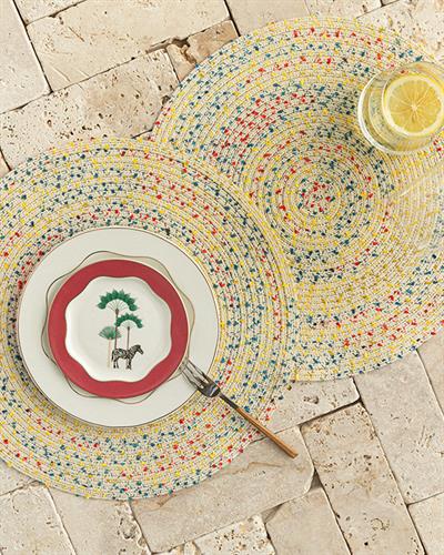 Американзки Сервиз 2Бр., Полиестер, Кремово, 38 Cm