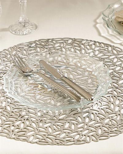 Кухненски Сервиз За 2Бр., Pvc, Сребристо, 38 Cm