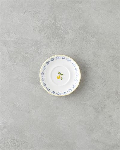 Сервиз За Закуска Порцелан 20 части за 6 души. Жълт