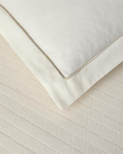 Комплект Одеяло Пике Двоен Жакардов 200x220 см Златен