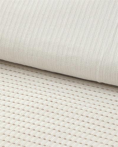 Спален Комплект Двоен Шенилна тъкан с багрени нишки 200x220 см Бежов