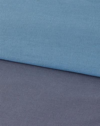 Спален Комплект Двоен Промит памук 200x220 см Морскосин - Син