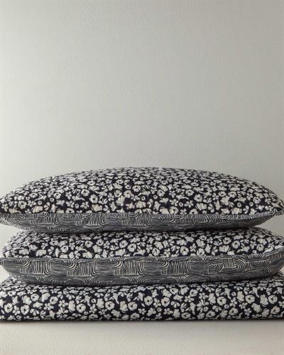 Комплект Кувертюра За Легло Двоен Многофункционален 200x220 см Черен