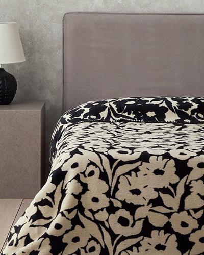 ОДЕАЛО, Двоен, Памучен, 200x220 cm, Черен