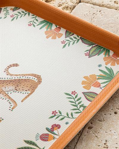 Табла Нехлъзгаща Се, Меламин, Жълто, 20X28,5 Cm