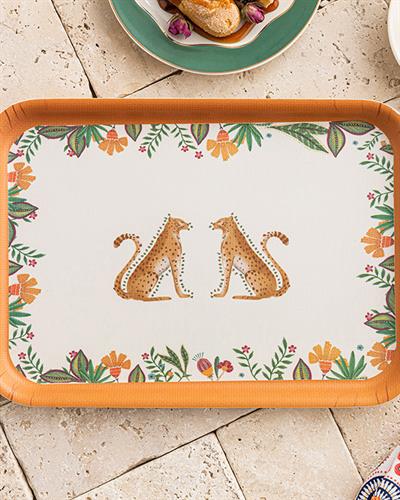 Табла Нехлъзгаща Се, Меламин, Жълто, 20X28,5 Cm