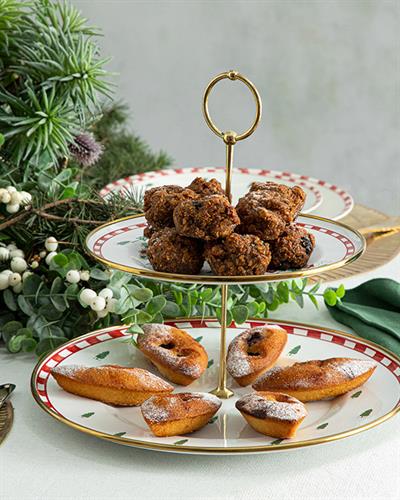 Сервиз На Етажи Емайлиран, Бяло, 21 X 9Cm