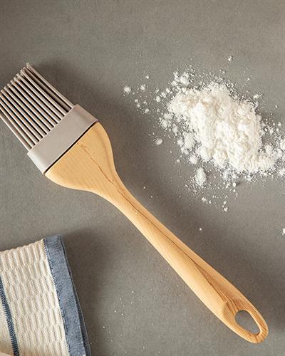 Четка За Яйца Силикон, Тъмно Бежово, 22 Cm