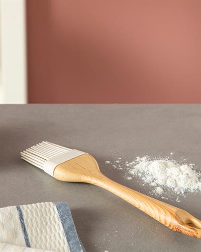 Четка За Яйца Силикон, Светло Бежово, 22 Cm